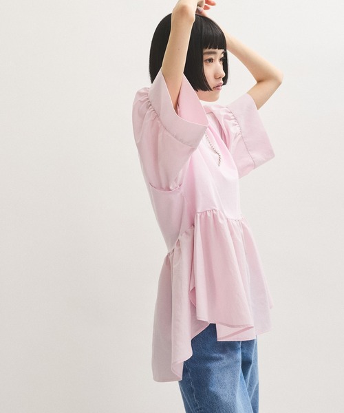 ADAM ET ROPE' tシャツ 「接触冷感」・「UVカット」バウンス
