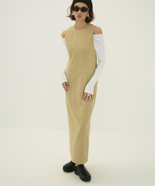 CLANE（クラネ） ワンピース BACK SHEER MAXI ONEPIECE : ZOZOTOWN
