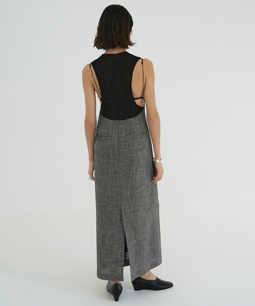 CLANE（クラネ） ワンピース BACK SHEER MAXI ONEPIECE : ZOZOTOWN