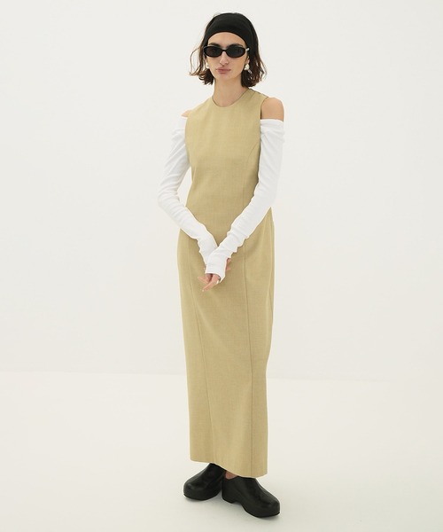 CLANE【クラネ】BACK SHEER MAXI ONEPIECE CLANE（クラネ） ワンピース BACK SHEER MAXI ONEPIECE : ZOZOTOWN