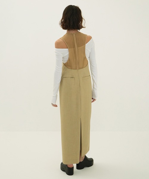 CLANE（クラネ） ワンピース BACK SHEER MAXI ONEPIECE : ZOZOTOWN