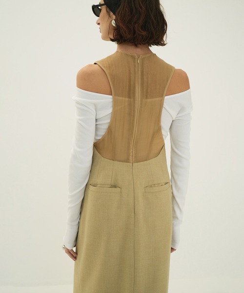 CLANE（クラネ） ワンピース BACK SHEER MAXI ONEPIECE : ZOZOTOWN