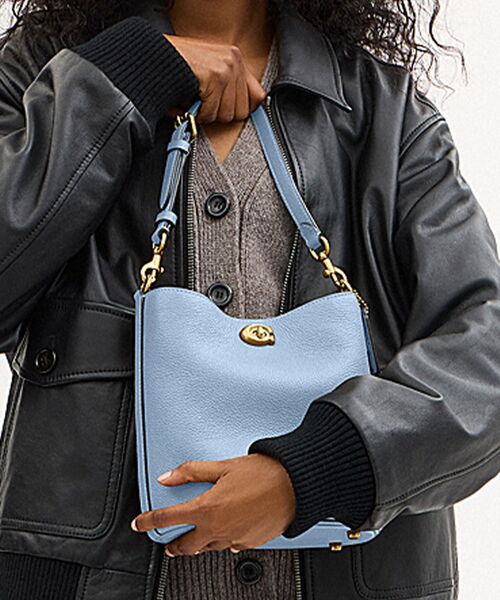 【美品】【コーチ】ウィロウ ソフト バケット バッグ 19 COACH ショルダーバッグ バッグ ウィロウ ソフト バケット 19