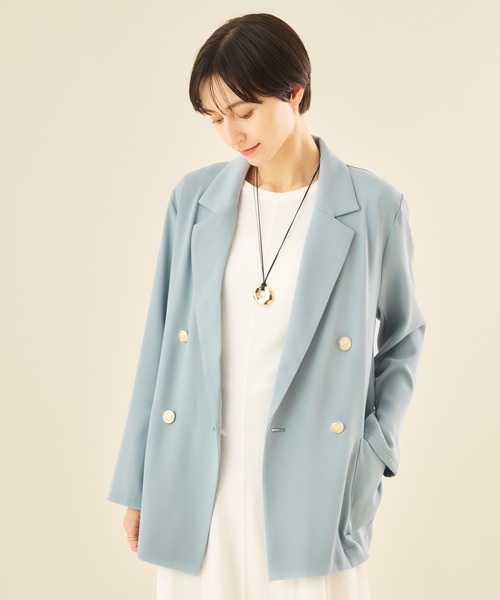Muscat ジャケット テーラードジャケット ボクシーダブルジャケット
