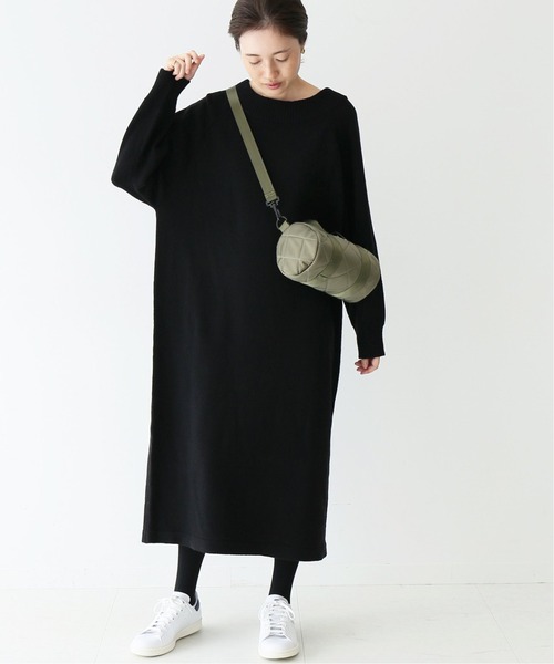 SLOBE IENA（スローブイエナ） ニットワンピース FREE ブラック