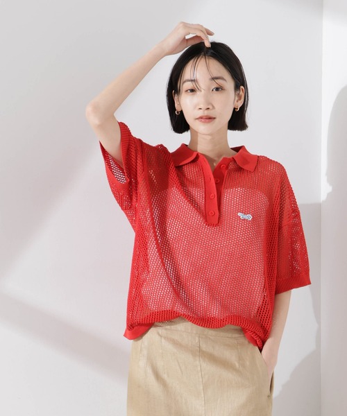 PENNEYS ニット セーター PENNEYS別注TheFOXメッシュポロニット