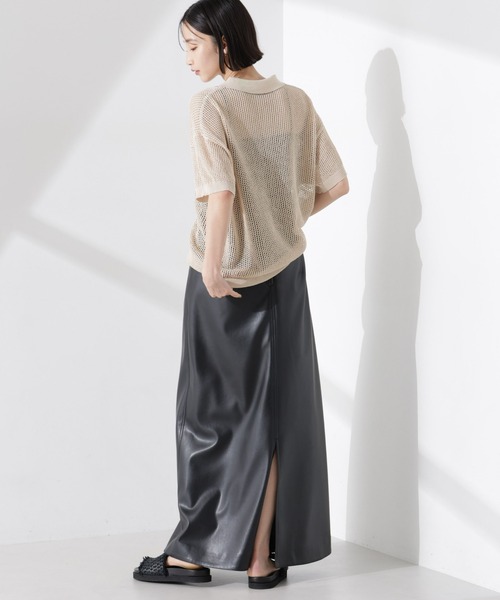 PENNEYS ニット セーター PENNEYS別注TheFOXメッシュポロニット