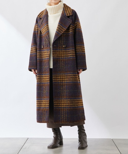 「COLONY 2139」 チェスターコート MEDIUM モカ レディース_画像3