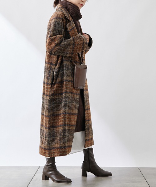 「COLONY 2139」 チェスターコート MEDIUM モカ レディース_画像5