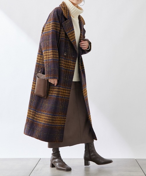 「COLONY 2139」 チェスターコート MEDIUM モカ レディース_画像6