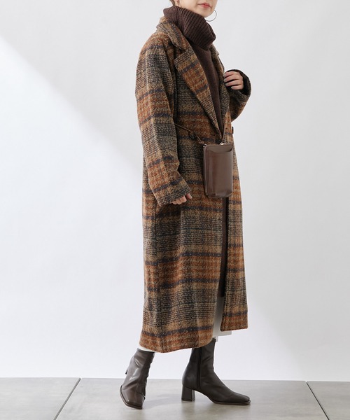 「COLONY 2139」 チェスターコート MEDIUM モカ レディース_画像7