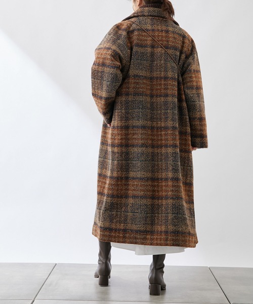 「COLONY 2139」 チェスターコート MEDIUM モカ レディース_画像8