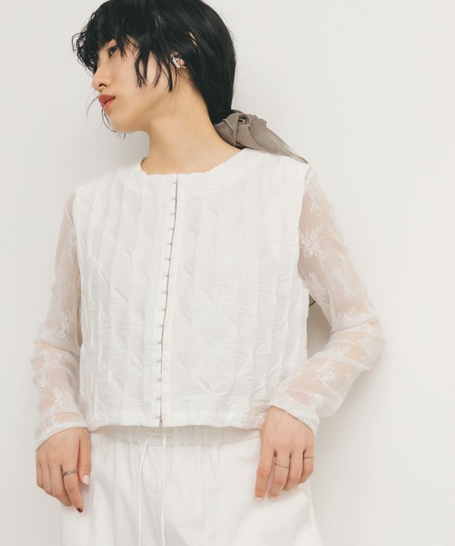 KBF ベスト ジレ フロントホックベスト レディース : ZOZOTOWN Yahoo