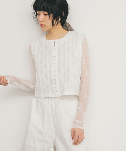 KBF ベスト ジレ フロントホックベスト レディース : ZOZOTOWN Yahoo