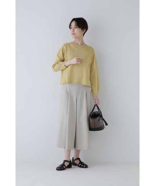 「human woman」 長袖ニット MEDIUM ライトグリーン レディース human woman 「human woman」 長袖ニット MEDIUM ライトグリーン