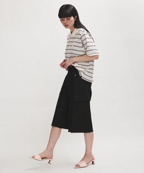 Lacoste ロコハッチミティホロトレス EF66250 3LA セール】 スリーブネームパッチ 配色ライン鹿の子地ポロシャツ