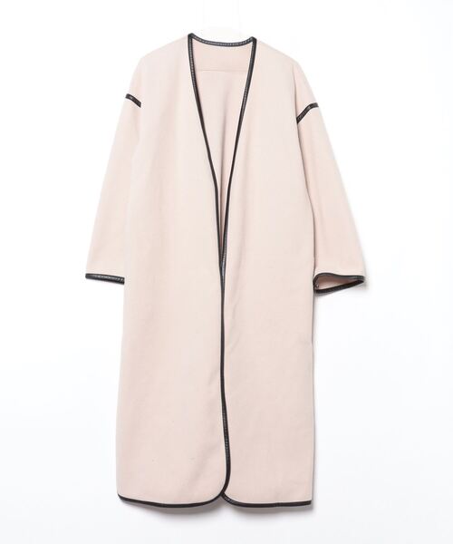 moment+ ノーカラーコート M アイボリー レディース : ZOZOTOWN Yahoo