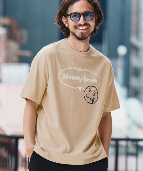 seventy seven tシャツ mt9668-middle onz over size S-S t-shirts
