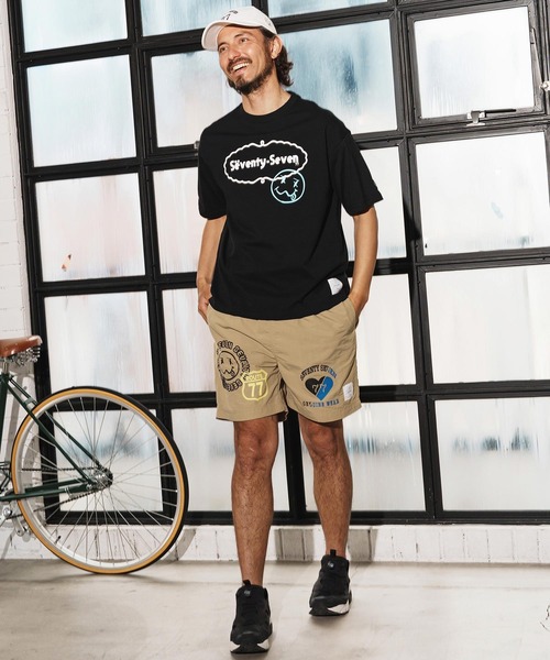 seventy seven tシャツ mt9668-middle onz over size S-S t-shirts