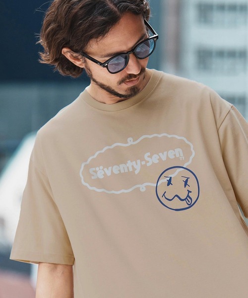 ドSドM Tシャツ seventy seven tシャツ mt9668-middle onz over size S-S t-shirts