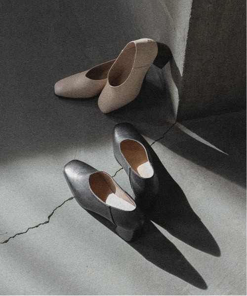 RANDA（ランダ） パンプス レザーVカット2WAYパンプス : ZOZOTOWN