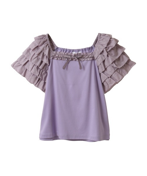 tシャツ ローンフリル袖使いカットソー レディース PINK HOUSE tシャツ ローンフリル袖使いカットソー レディース