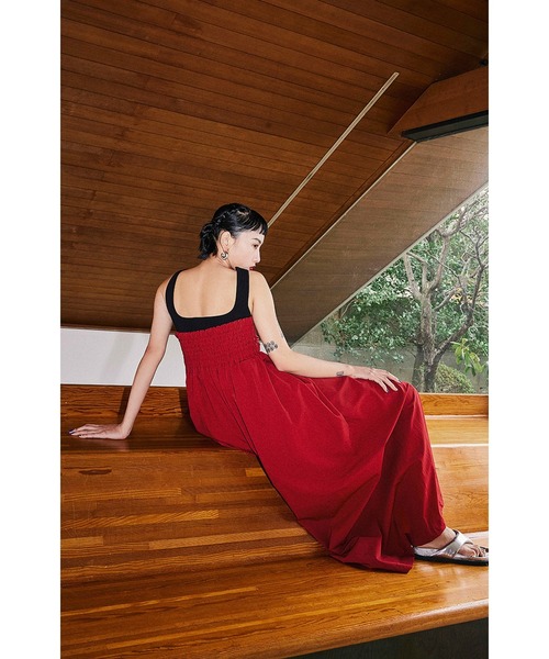 OMMOオールインワン OMMO ONLINE STORE / TUCK BUSTIER ALL IN ONE