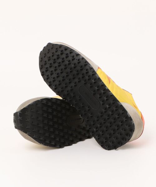 スニーカー Marathon レディース ナイロンアッパー（イエロー）＆オレンジスター レディースの画像