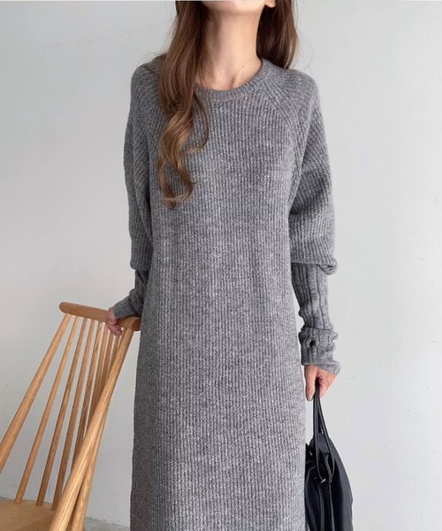 「FILLOU」 ニットワンピース FREE ベージュ レディース_画像5