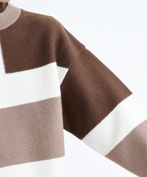 「CULLNI」 長袖ニット 2 ネイビー メンズ_画像7