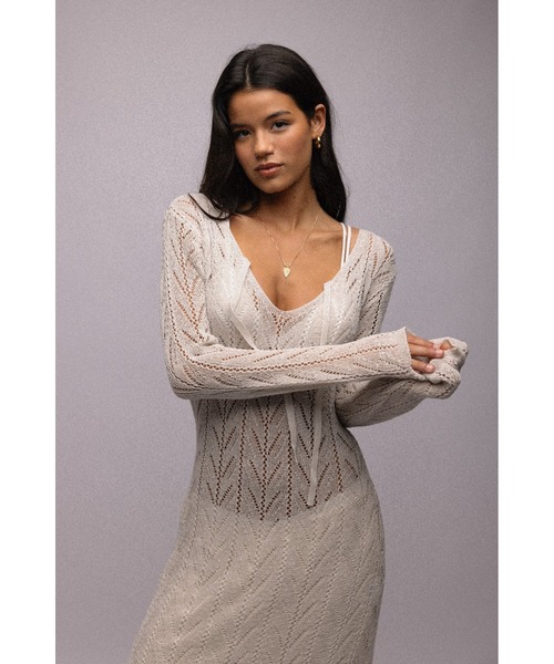 ALEXIA STAM（アリシアスタン） tシャツ Long Knit Dress /ニット