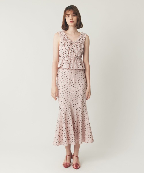 【美品】DEICY ピンク花柄ブラウス♪ 美品】DEICY ピンク花柄ブラウス♪