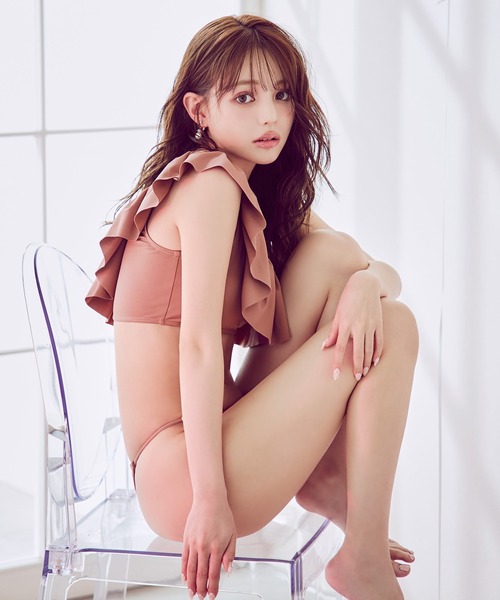 sugar nine 水着 ワンショルフリルビキニ 2点セット「ビキニ」「水着