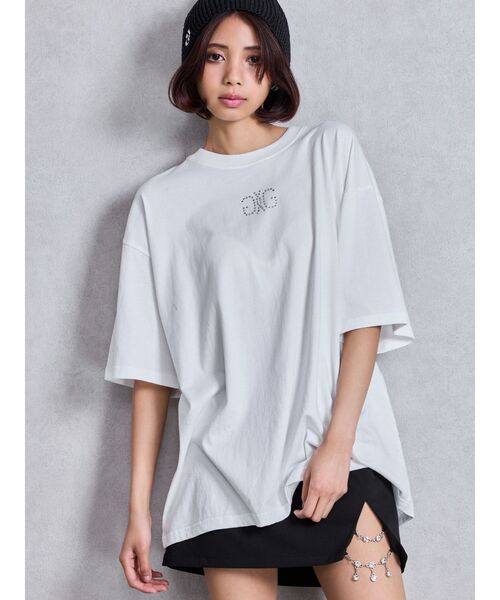 GYDA Tシャツ GYDA tシャツ GYDA×DC BACKLOGOロンT レディース : ZOZOTOWN