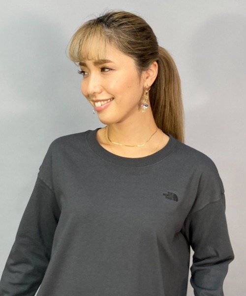 THE NORTH FACE 「THE FACE」 Tシャツワンピース M グレー
