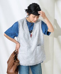 FREAK'S STORE（フリークスストア） ベスト ジレ Vネック サマー