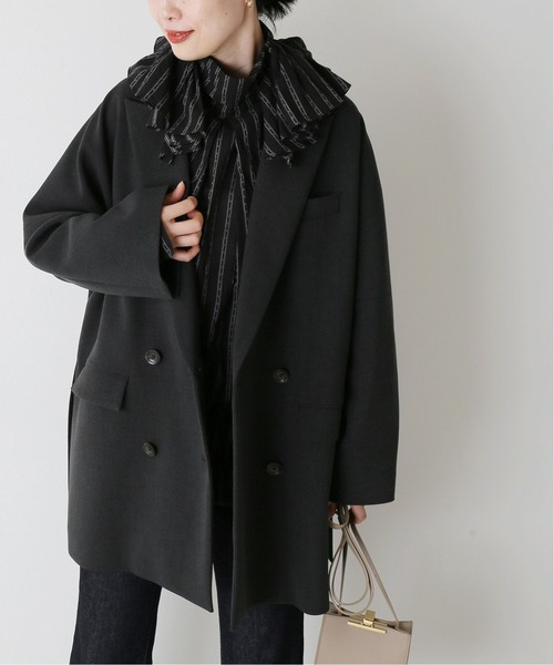 「journal standard L'essage」 チェスターコート - ベージュ レディース_画像2