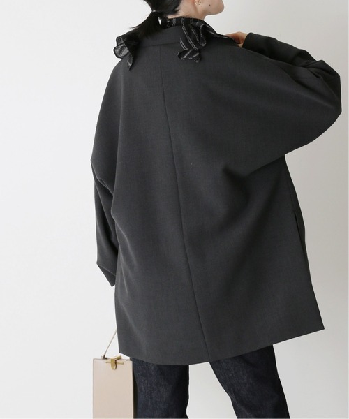 「journal standard L'essage」 チェスターコート - ベージュ レディース_画像7