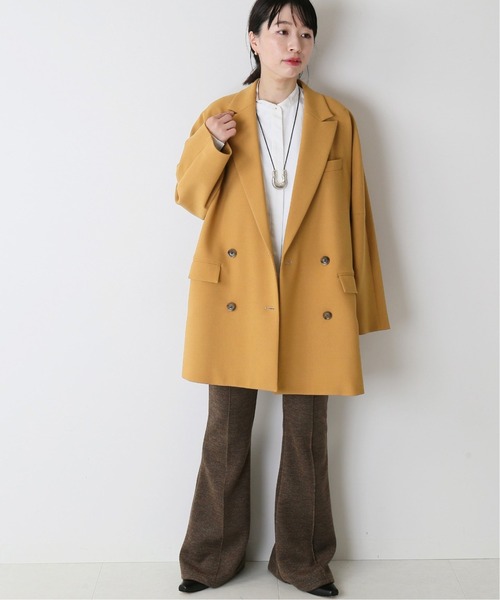 「journal standard L'essage」 チェスターコート - ベージュ レディース_画像9