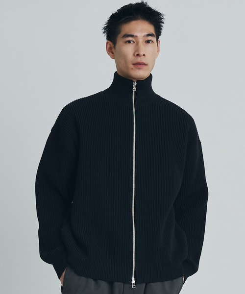 PUBLIC TOKYO ブラック カーディガン PUBLIC TOKYO 「PUBLIC TOKYO」 ニットカーディガン 1 ブラック