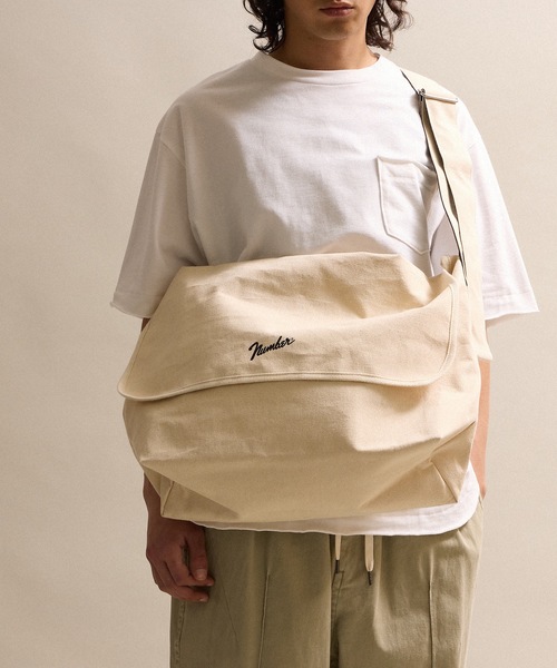 NUMBER (N)INE ショルダーバッグ CANVAS 2WAY HANDLE FLAP