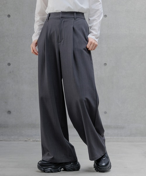 ページボーイ PAGEBOY 「PAGEBOY」 スラックス MEDIUM ブラック レディース