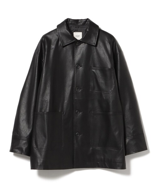 d.i.a 黒 ミリタリージャケット BEAMS HEART（ビームス ハート） ミリタリージャケット モッズコート