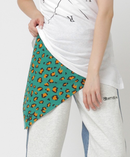 RNA（アールエヌエー） スカーフ バンダナ E5148 レオパードBIG