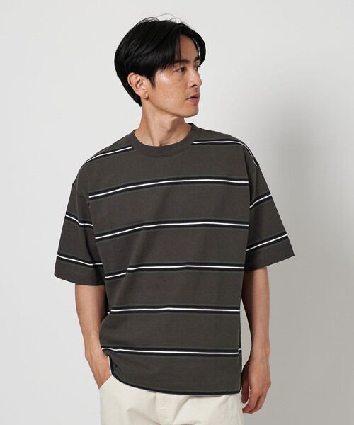BEAUTY&YOUTH UNITED ARROWS - ROKU6 ボーダーTシャツ BEAUTY＆YOUTH UNITED ARROWS tシャツ THE HEAVY” 10oz ヘビー