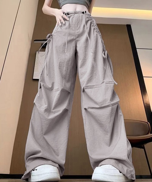 miniministore（ミニミニストア） ワイドパンツ カーゴパンツ サイド