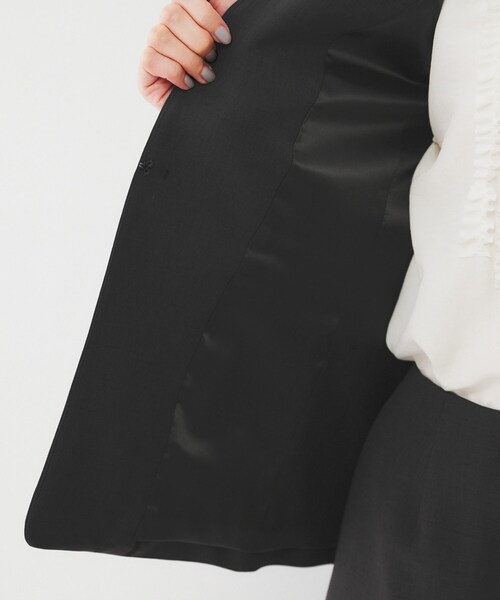 UNTITLED（アンタイトル） ジャケット ノーカラージャケット 「通勤