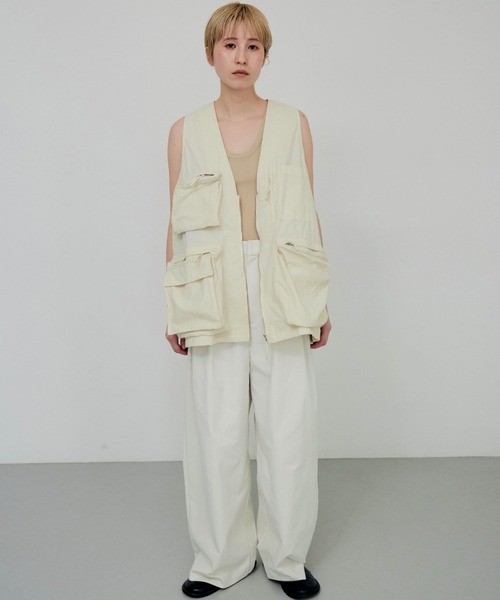 ベスト ジレ 「NEW ver.」Hunting Nylon Vest レディース メンズ lit ベスト ジレ 「NEW ver.」Hunting Nylon Vest レディース