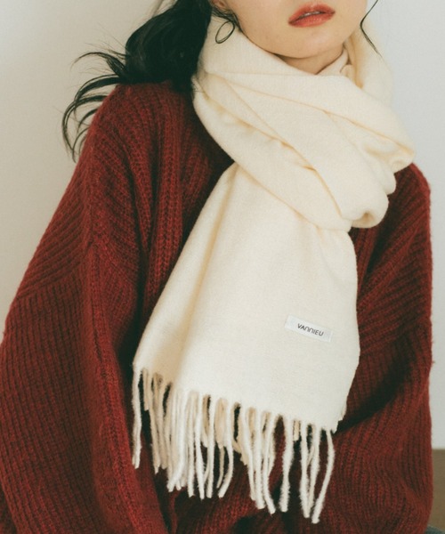 VANNIE U（ヴァニーユー） マフラー ストール ベーシックフリンジ