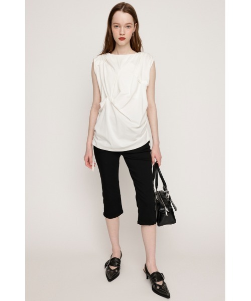 tシャツ BOAT NECK TUCK TOPS ボートネック タック トップス 夏服 レディース SLY tシャツ BOAT NECK TUCK TOPS ボートネック タック トップス
